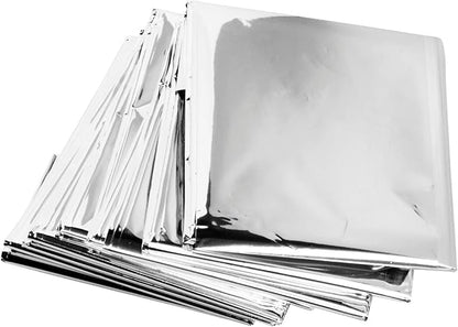 ASA TECHMED Emergency Mylar Thermal Blankets Bulk, Space Blanket Survival kit by ASATECHMED