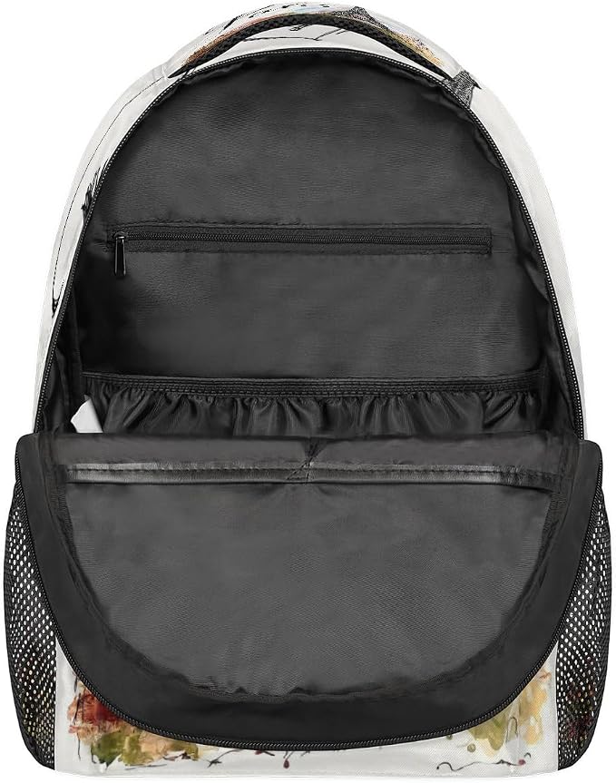 Backpacks France Paris Eiffel Tower House School Bag Student Bookbag Adjustable - Image 5