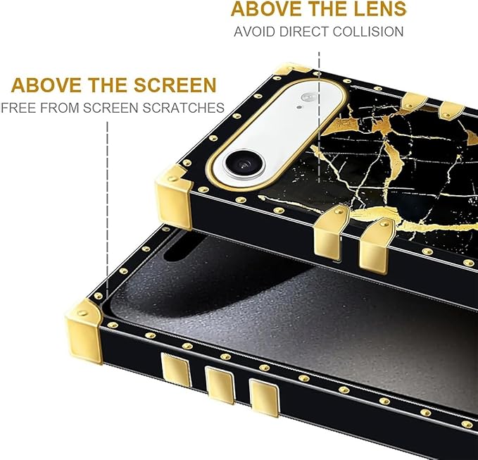 for iPhone 17 Air Case Luxury Golden Decoration - Image 7