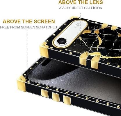 for iPhone 17 Air Case Luxury Golden Decoration - Image 7