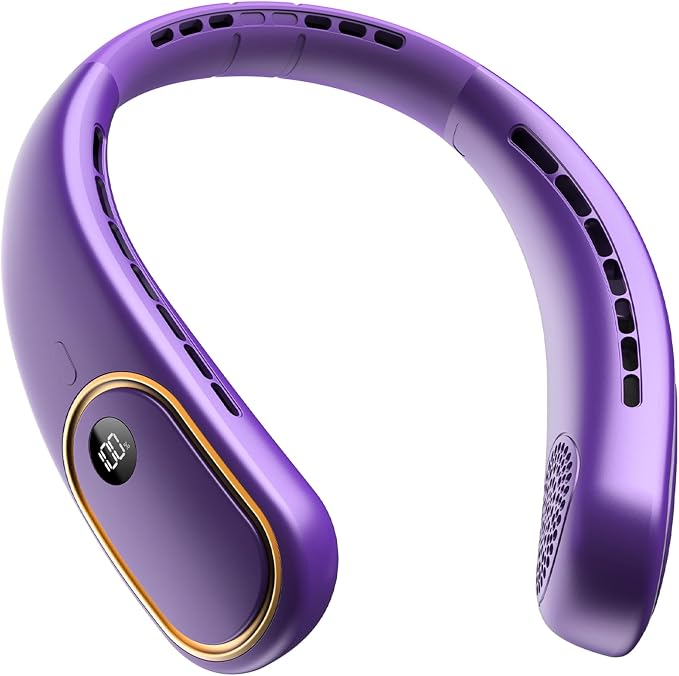 SHEWIND Portable Neck Fan - 5000mAh Rechargeable Hands-Free Wearable Fan | 4 by SHEWIND