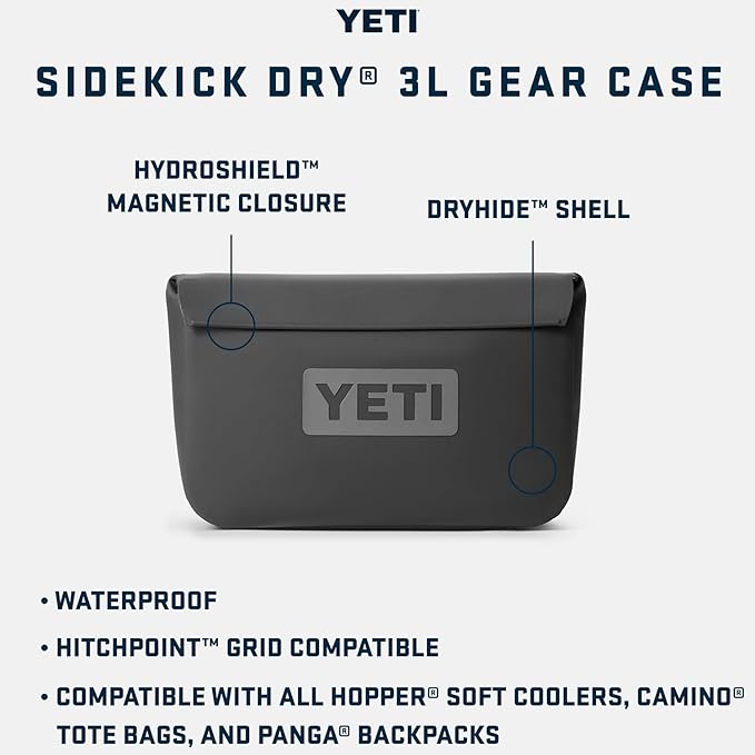 YETI Sidekick Dry Waterproof Gear Case and Bag Accessory - Image 2