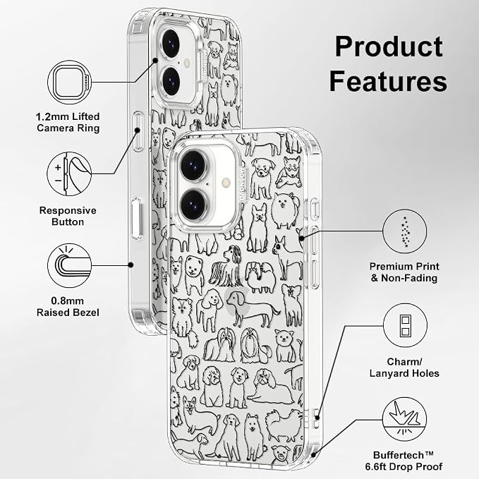 MOSNOVO for iPhone 17 Case | Military Grade 6.6ft Drop Tested | Camera Control - Image 7