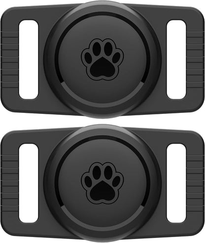 GOCII for Airtag Dog Collar Holder 2 Pack, Waterproof Dog Collar Holder for by GOCII