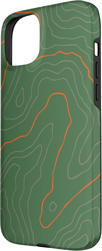 Backcountry Topo Guide Orange Lines Topographical Map Case - Image 2