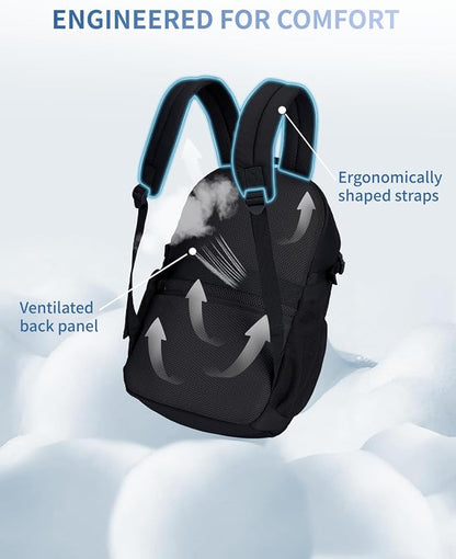 ECOHUB Travel Backpack for Men Women, 17.3 inch Suspended Laptop Backpack - Image 5