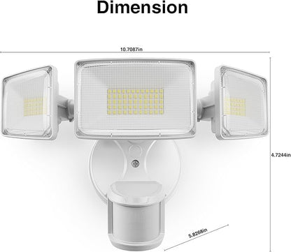 Onforu 100W LED Motion Sensor Outdoor Lights, Dusk to Dawn Flood Light Outdoor - Image 8