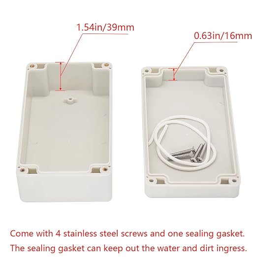 Project Box IP65 Waterproof Junction Box ABS Plastic Electrical Boxes DIY - Image 4