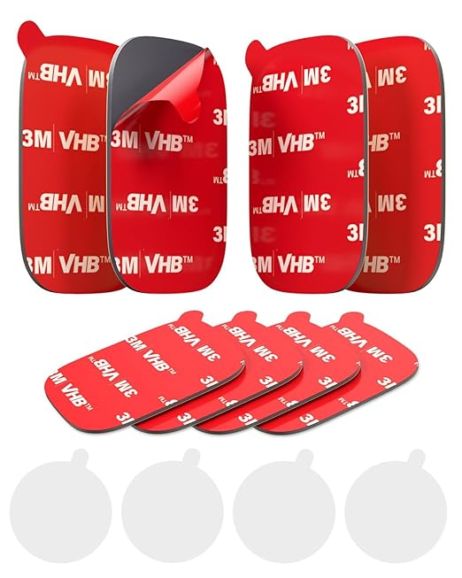 APPS2Car 8 Pcs 3M VHB Double Sided Adhesive Pads, 1.48" x 2.04" Square by APPS2Car