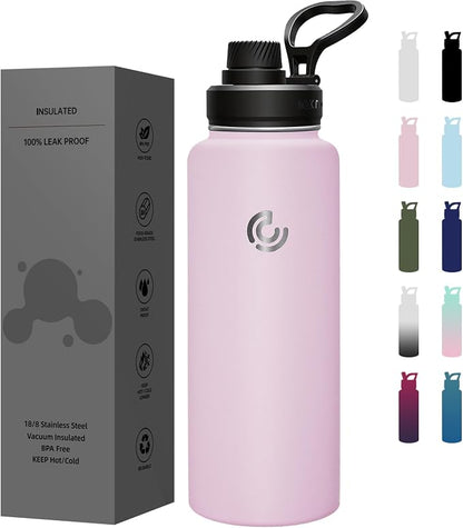 Sports Water Bottle 40oz, Insulated Water Bottle by coktik