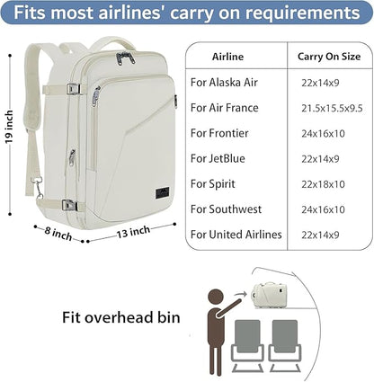 MATEIN Large Travel Backpack Women, Lightweight Carry on Backpack & Hidden - Image 2