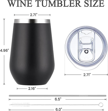 MEWAY 12oz Insulated Wine Tumbler - Image 6