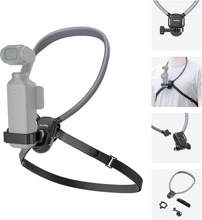 SMALLRIG Magnetic Neck Mount for DJI Pocket 4/3/OSMO 360/Nano/Action 6/5 Pro/4 by SmallRig