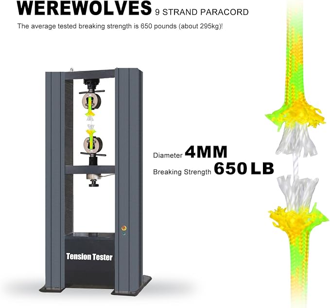 WEREWOLVES 650lb Paracord/Parachute Cord - Image 4