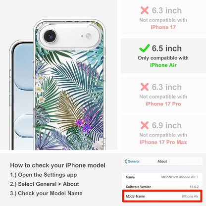 MOSNOVO for iPhone Air Case | Military Grade 6.6ft Drop Tested | Camera Control - Image 2