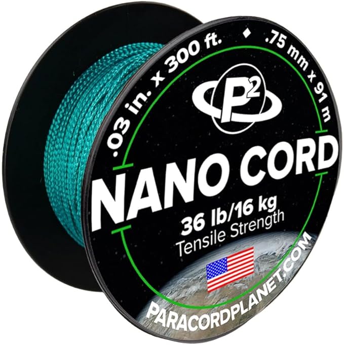 Paracord Planet Nano Cord –Lightweight Nylon Nano Paracord – Great by ParacordPlanet