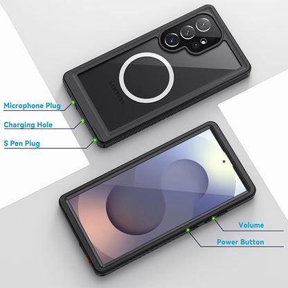 Lanhiem Magnetic for Samsung Galaxy S25 Ultra Case, IP68 Waterproof Dustproof - Image 6