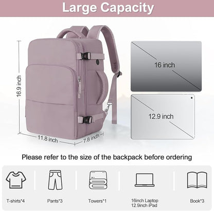 Sinaliy Travel laptop Backpack for Women, Personal Item Size Flight Approved - Image 9