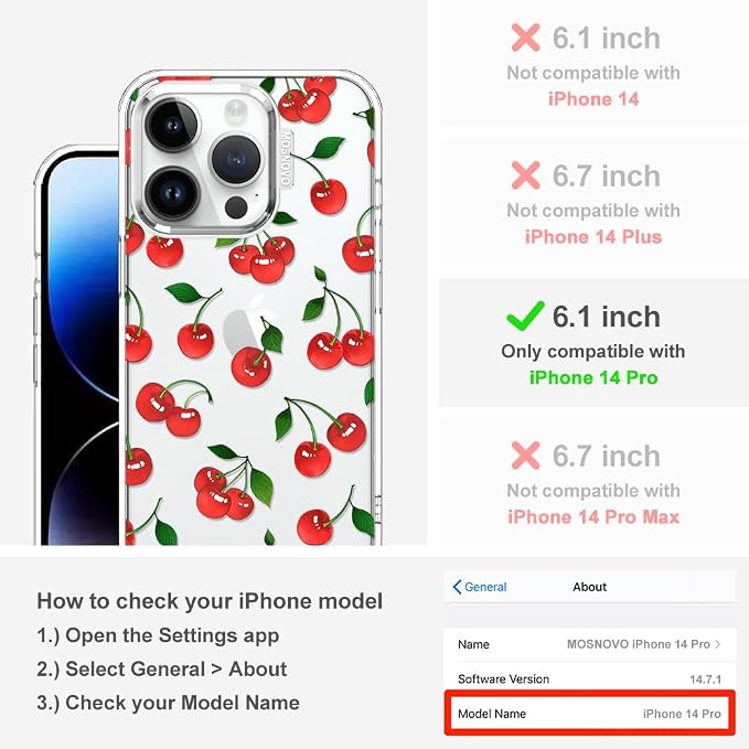 MOSNOVO Case for iPhone 14 Pro - Image 2