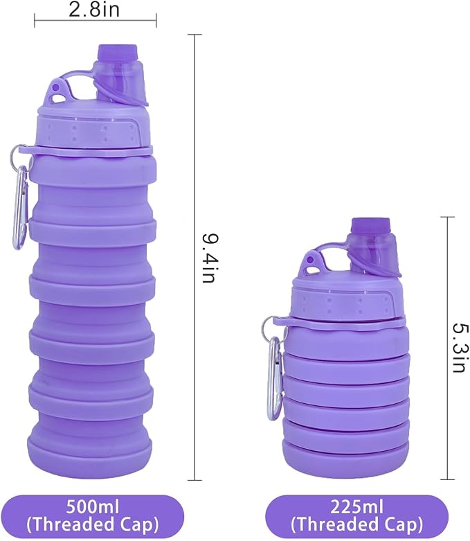 Collapsible Water Bottles Travel water bottle Sports Portable Sport Water - Image 2