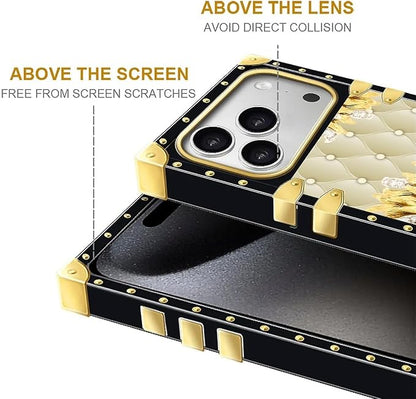 for iPhone 17 Pro Case Luxury Golden Decoration - Image 7