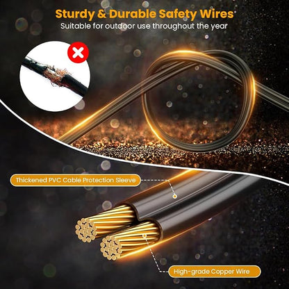 50FT Solar String Lights Outdoor Waterproof IP65 - Image 6