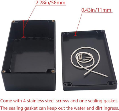 Project Box ABS Black Electrical Boxes IP65 Outdoor Waterproof Box Electronic - Image 5