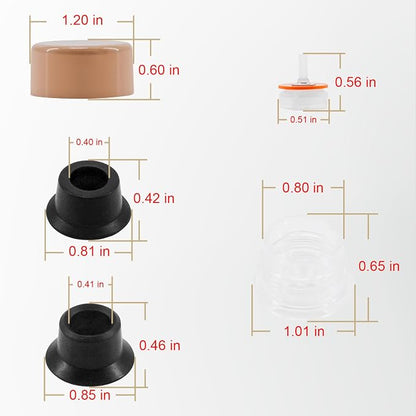 RK-17MH Outside Faucet Repair Kit Metal Handle Compatible - Image 8