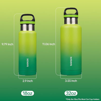 BJPKPK Insulated Water Bottle 18OZ Stainless Steel Water Bottle - Image 3