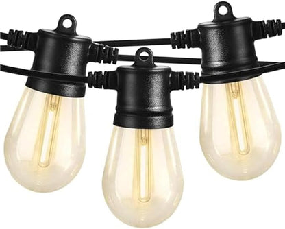 SUNTHIN Outdoor String Lights, 48FT Patio Lights by SUNTHIN