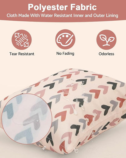 ALVABABY 3 pcs Cloth Diaper Wet Dry Bags Waterproof Reusable - Image 2
