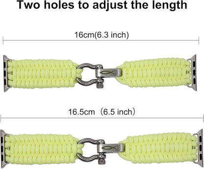 Savior Survival Gear Apple Watch Band 38mm Replacement Survival Paracord Watch - Image 4