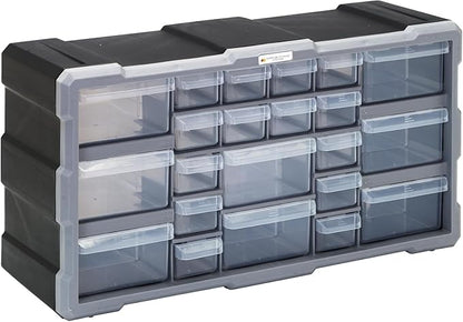 Quantum Storage Systems PDC-22BK 22 Drawers Cabinet Part Organizer 10" H x 20" by QuantumStorageSystems