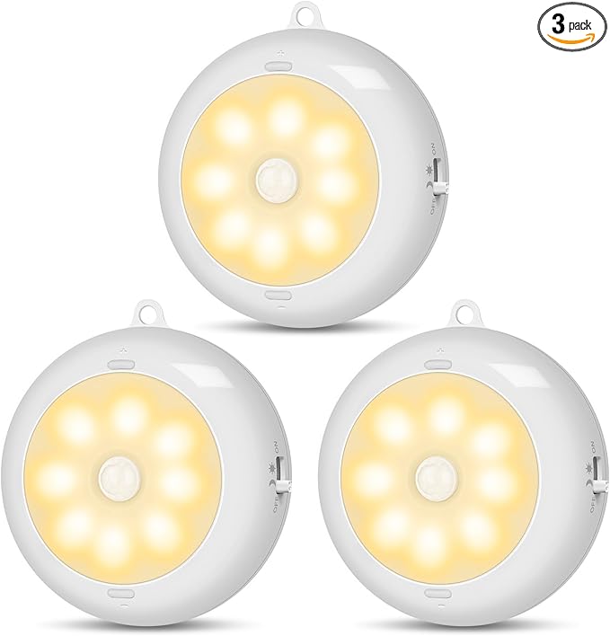 Reoshine Motion Sensor Light Indoor AA Battery Operated, Under Cabinet Lighting by ReoshineGreatLightYouNeed