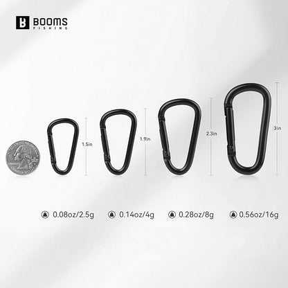 Booms Fishing CC2 Carabiner Clip, 2.3" Small Carabiner Keychain - Image 6