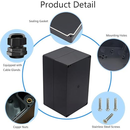 Junction Box IP65 Waterproof ABS Plastic Electrical Project Case Power Junction - Image 5