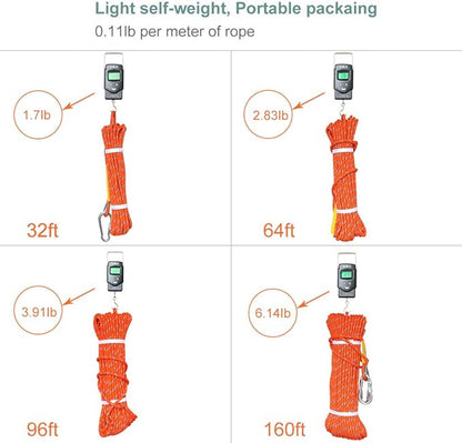 X XBEN Outdoor Climbing Rope 10M 20M 30M 50M 70M 152M 352M Static Rock Climbing - Image 6
