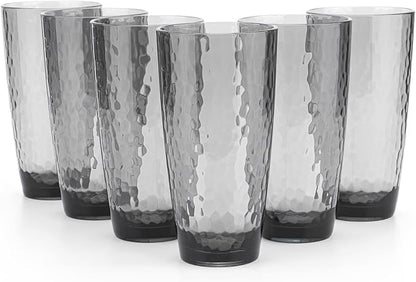 KOXIN-KARLU Hammered 26-ounce Plastic Tumbler Acrylic Glasses by KOXIN-KARLU