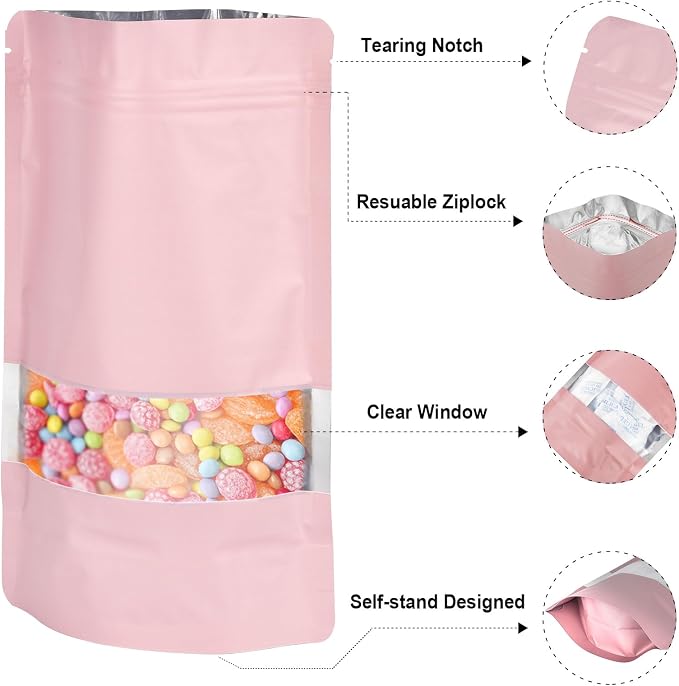 7.1"x10.2" 1 Quart 120pcs Mylar Bags - Image 3