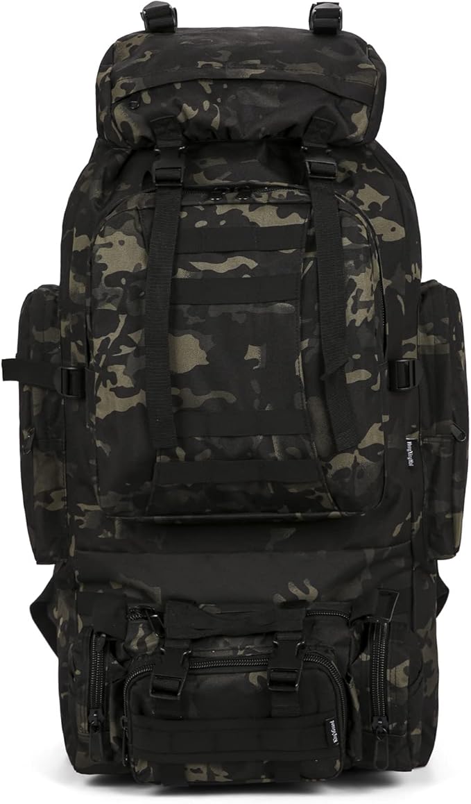 100L Camping Hiking Backpack, Molle military Tactical rucksack backpack - Image 2