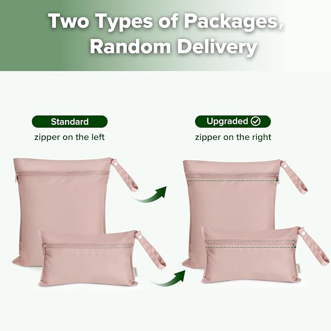 haakaa Waterproof Wet Bags for Baby Wet Dry Bags for Cloth Diaper, Swimsuit & - Image 6