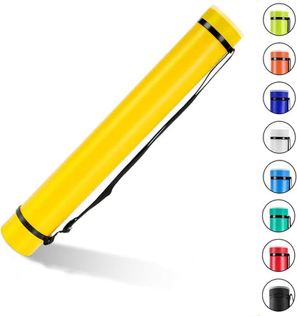 DEWEL Document Tube, Plastic Expanding Poster/Art/Document Storage Tube 24.5 to - Image 8