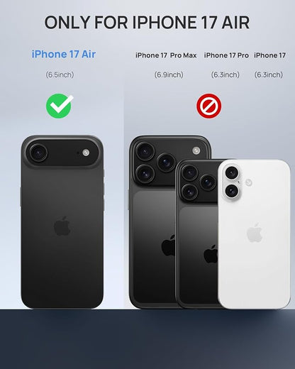 Lanhiem Magnetic for iPhone 17 Air Case, Built-in Privacy Screen Protector - Image 7