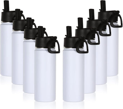 Volhoply 18oz Insulated Water Bottle Bulk 8 Pack, Kids Stainless Steel Water by LiveFully%EF%BC%8CDrinkFreely%E2%80%94KeepGoingwithVolhoply%EF%BC%81