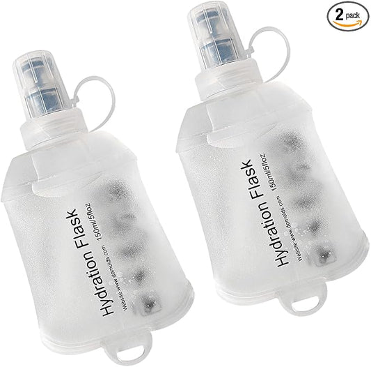 WILDREEDS 150ml Soft Flask, TPU Collapsible Soft Water Bottle by WILDREEDS