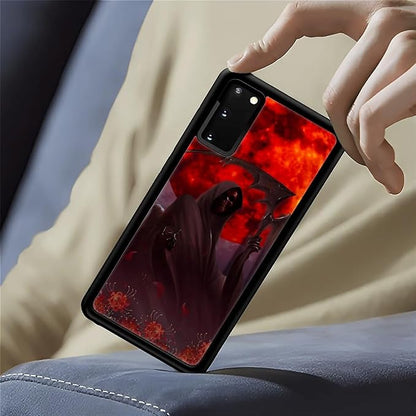 for Samsung Galaxy S20 Case, Death by The Red Moon Pattern Graphic Design Girl - Image 6