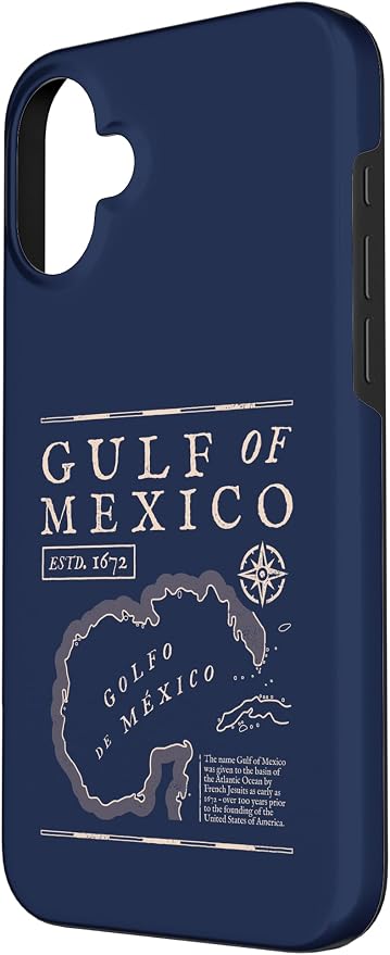 Gulf of Mexico 1672 Historic Map Case - Image 2