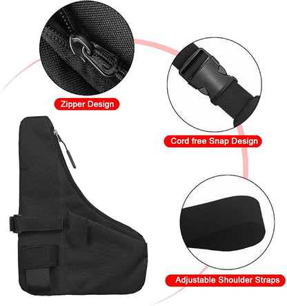 Universal Radio L Shape Chest 2 Pockets Harness Tactical Vest Nylon Vest Walkie - Image 3