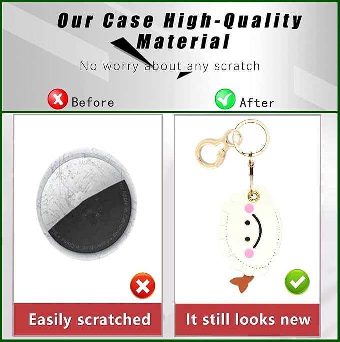 Leather Keychain Holder Case Compatible - Image 4