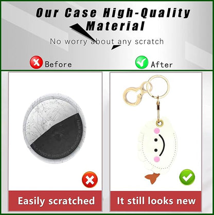 Leather Keychain Holder Case Compatible - Image 4